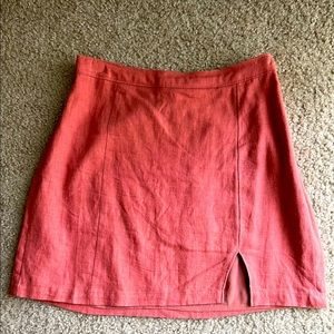 Abercrombie & Fitch mini skirt (salmon color)
